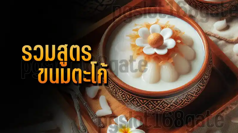 รวมสูตร ขนมตะโก้