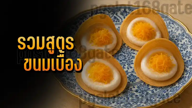 รวมสูตร ขนมเบื้อง