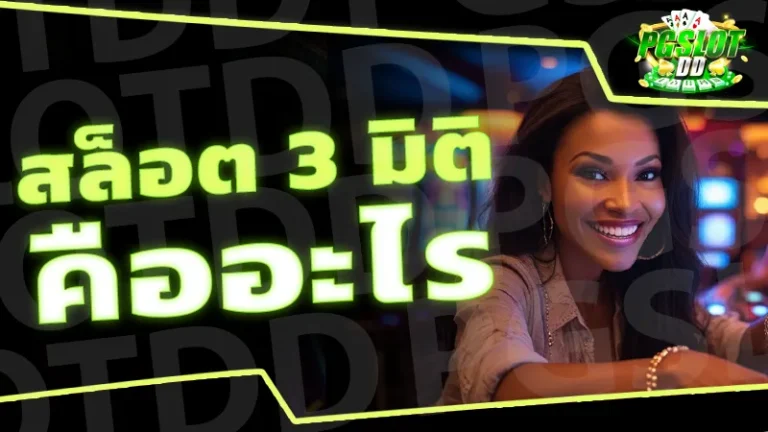 สล็อต 3 มิติ คืออะไร