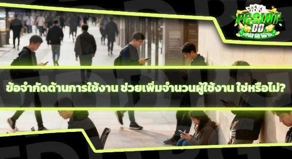 pgslotdd มีข้อจำกัดด้านการใช้งานอะไรบ้าง