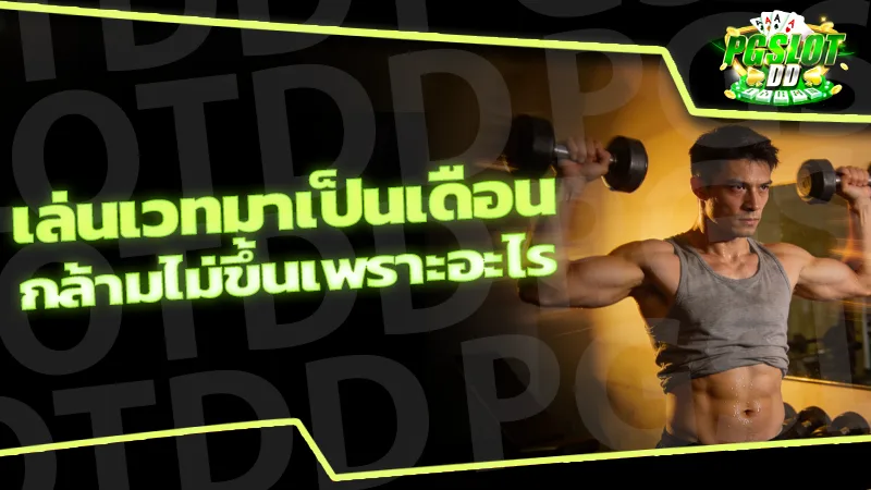 เล่นเวทมาเป็นเดือน กล้ามไม่ขึ้นเพราะอะไร