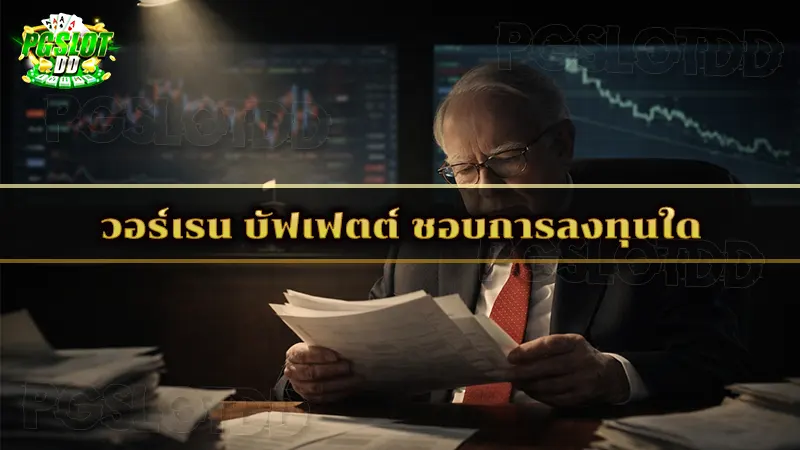 วอร์เรน บัฟเฟตต์ ชอบการลงทุนใด